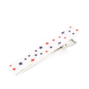 Starry Hair Clip - Red, Blue, and White